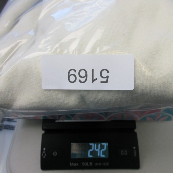 Dudley Stephens Sweatshirt Fleece Pullover Women M Ivory Tuckernuck Lounge 242 - Picture 7 of 11